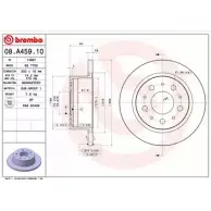 Тормозной диск BRECO 2361298 DT1UMZP LOH9 D BS 7758
