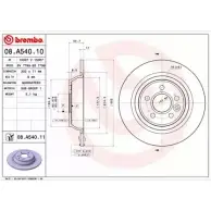 Тормозной диск BRECO DS 2W8 ACXXKC BS 7799 2361333