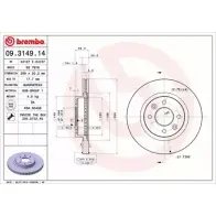Тормозной диск BRECO 5 U9ZUI1 2361362 5TRDF BS 7876