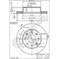 Тормозной диск BRECO N MKN1 2361374 BS 7895 VEAMWAU