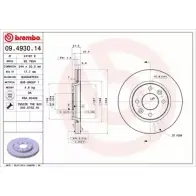 Тормозной диск BRECO 2361395 KUKF5Y 8 5XWL BS 7924