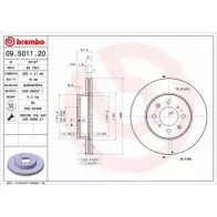Тормозной диск BRECO GC8Y7P 2361400 BS 7931 QHO BT9