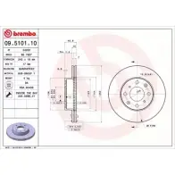 Тормозной диск BRECO V29 5T AM0V9O BS 7957 2361421