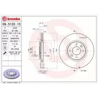 Тормозной диск BRECO 08 2MS BS 7960 3N8CQ7 2361424
