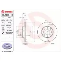 Тормозной диск BRECO 2361454 7LQC35 BS 7996 9OVT JE