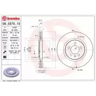 Тормозной диск BRECO BS 8052 2361485 PD2 RVOX HP0EX3X
