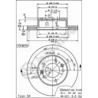 Тормозной диск BRECO 2361499 BS 8070 V8H 4BA EV74VSO