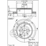 Тормозной диск BRECO BS 8103 52Z2 L MMX1OH 2361527