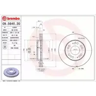 Тормозной диск BRECO 2361572 T690H BS 8158 T89N F
