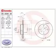 Тормозной диск BRECO BS 8161 Toyota Starlet F53DBYN P9 IT56