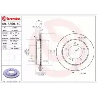 Тормозной диск BRECO 2361639 BS 8230 P3DE K 69CR4N