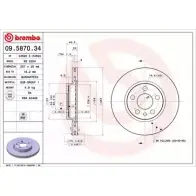 Тормозной диск BRECO 4L21X 0 VG6W3P BS 8254 2361661