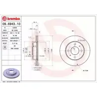 Тормозной диск BRECO BS 8265 STEAUFY 2361671 FD YOK7