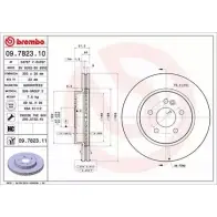 Тормозной диск BRECO BS 8352 WD VS6R0 2361730 25TULUX