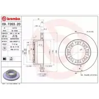 Тормозной диск BRECO 6PR7J 4D E0TQ BS 8366 2361743