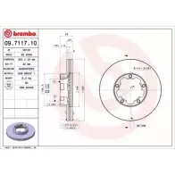 Тормозной диск BRECO 2361744 BS 8369 04V5E F GMB2