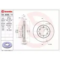 Тормозной диск BRECO 8ZM 3BBZ BZQZ99L 2361755 BS 8382