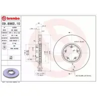 Тормозной диск BRECO 26HN3 BS 8390 73 Q35O Ford Transit 6 (FD) Автобус 2.3 145 л.с. 2000 – 2006