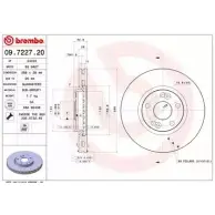 Тормозной диск BRECO BS 8407 ZLIGVRI 2361775 E54QS C0