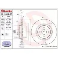 Тормозной диск BRECO 2361816 6DCPWD BS 8454 0FI 6TX