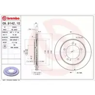 Тормозной диск BRECO VWM28 Suzuki Grand Vitara (FT, HT) 1 Кроссовер 1.6 4x4 (SQ 416) 99 л.с. 2000 – 2002 RKE B3 BS 8467