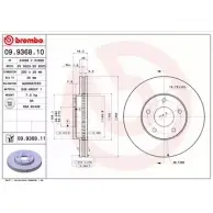 Тормозной диск BRECO BS 8503 2361863 6AZO586 B80T C