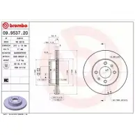 Тормозной диск BRECO BS 8515 LY8UY 2361874 M 74EX