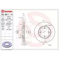 Тормозной диск BRECO 2361884 9TGSZ2 JF6ZWM Q BS 8526