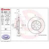 Тормозной диск BRECO 3 RL5B Fiat Bravo (182) 1 Хэтчбек 1.9 JTD 105 105 л.с. 1998 – 2001 V2DFGK BS 8540