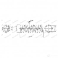 Пружина подвески MONROE SE2090 Volkswagen Golf 4 (1J1) Хэтчбек 1.8 T 150 л.с. 2001 – 2005 5412096532948 1WL1 1C