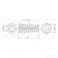 Пружина подвески MONROE Nissan Primera (WP11) 2 Универсал 1.6 16V 90 л.с. 1998 – 2001 SP2776 5412096157387 ATH R4