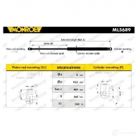 Амортизатор капота MONROE 498049 5412096347597 EP7K V5M ML5689 - Изображение 7