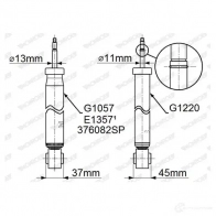 Амортизатор MONROE C7 MXM 376082SP 1208238867 5412096546075 - Изображение 6