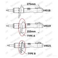 Амортизатор MONROE V4519 1437134865 JU87Z 6