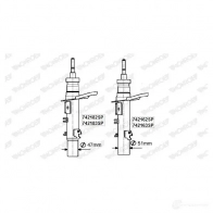 Амортизатор MONROE SVQ ID 5412096549403 742163SP Peugeot 207 1 (WA, WC, PF1) Хэтчбек 1.6 xS Flex 113 л.с. 2008 – 2024