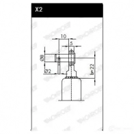 Амортизатор багажника MONROE ACZ0U 4 5412096340864 497383 ML5016 - Изображение 8