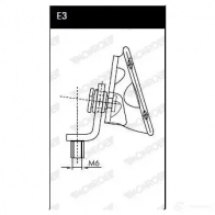 Амортизатор багажника MONROE 4ES A8A 497450 5412096341588 ML5088 - Изображение 2