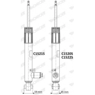 Амортизатор MONROE C1521S 1440267831 DREK S9U - Изображение 2