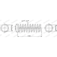 Пружина подвески MONROE 5412096154119 PD4A8 KN SP2449 Ford Transit 6 (FD) Автобус 2.4 TDE 115 л.с. 2004 – 2006