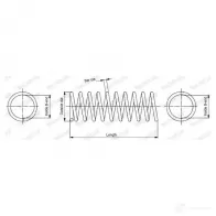 Пружина подвески MONROE SP3491 5412096273902 506146 S7 NJE - Изображение 2