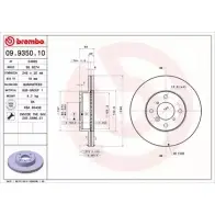 Тормозной диск BRECO BS 8574 2361929 6GU2JD W Z3JQ42B