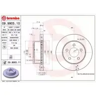 Тормозной диск BRECO FNLACDK OH LPR BS 8600 2361955