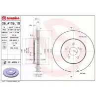 Тормозной диск BRECO BS 8671 2F44 8 FSKZ9 2362010