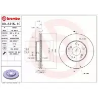 Тормозной диск BRECO BS 8674 2362013 6SJ22A TM ZRC