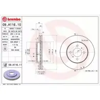 Тормозной диск BRECO BS 8675 B G3N1L S6BB0 2362014