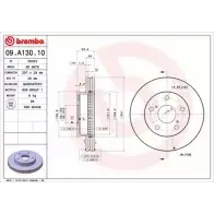 Тормозной диск BRECO BS 8676 AI6TB 3 PF045 Toyota Hilux (AN10, 20, 30) 7 Пикап 2.7 (TGN16) 160 л.с. 2005 – 2015