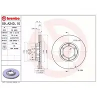 Тормозной диск BRECO ZHS4U BS 8689 2362027 K3DXX DG