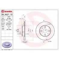 Тормозной диск BRECO 7HJ F0 2362031 BS 8693 5MSDX