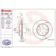 Тормозной диск BRECO BS 8699 E RIRL Hyundai Sonata 5LAG6C