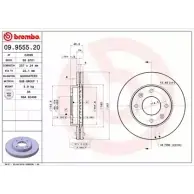 Тормозной диск BRECO BS 8701 3L5PBFU YTB3 0 Hyundai Elantra (XD) 3 Хэтчбек 1.8 107 л.с. 2000 – 2003